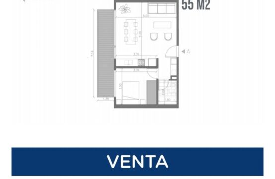 DEPARTAMENTO DE 1 DORMITORIO &#8211; Cabrera 3778 (Palermo)