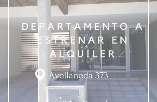 **RESERVADO** DEPARTAMENTO EN ALQUILER &#8211; Avellaneda 373 (disponible a partir de Septiembre)