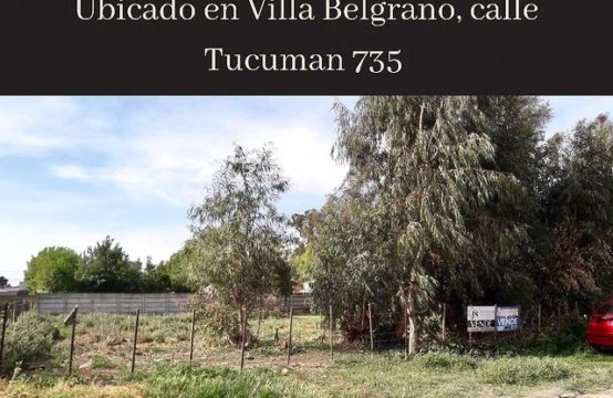 TERRENO EN VENTA &#8211; Tucumán 735