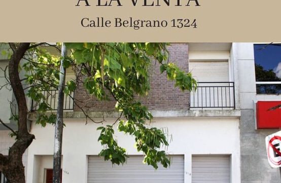 DEPARTAMENTO Y LOCAL CON EXCELENTE UBICACION EN VENTA &#8211; Belgrano 1300