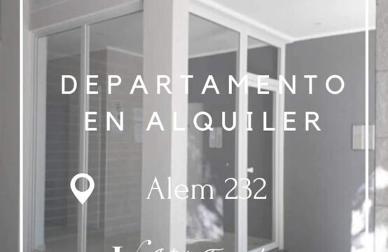 **ALQUILADO** DEPARTAMENTO EN ALQUILER (disponible a partir de Marzo 2023) &#8211; Alem 232