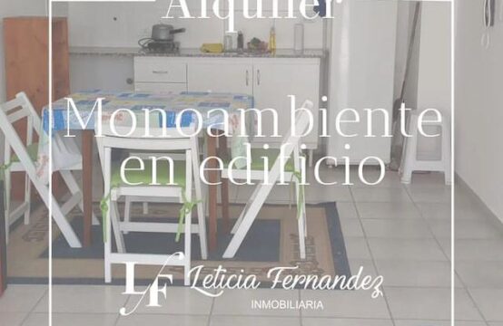 **ALQUILADO** DEPARTAMENTO EN ALQUILER &#8211; Alem 232 (Disponible a partir de Septiembre)