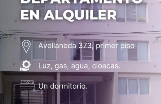 DEPARTAMENTO EN ALQUILER &#8211; Avellaneda al 300