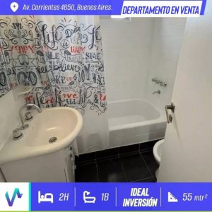 Departamento en venta – Av. Corrientes 4650