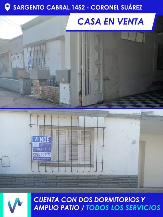 Casa en venta – Sgto. Cabral 1452